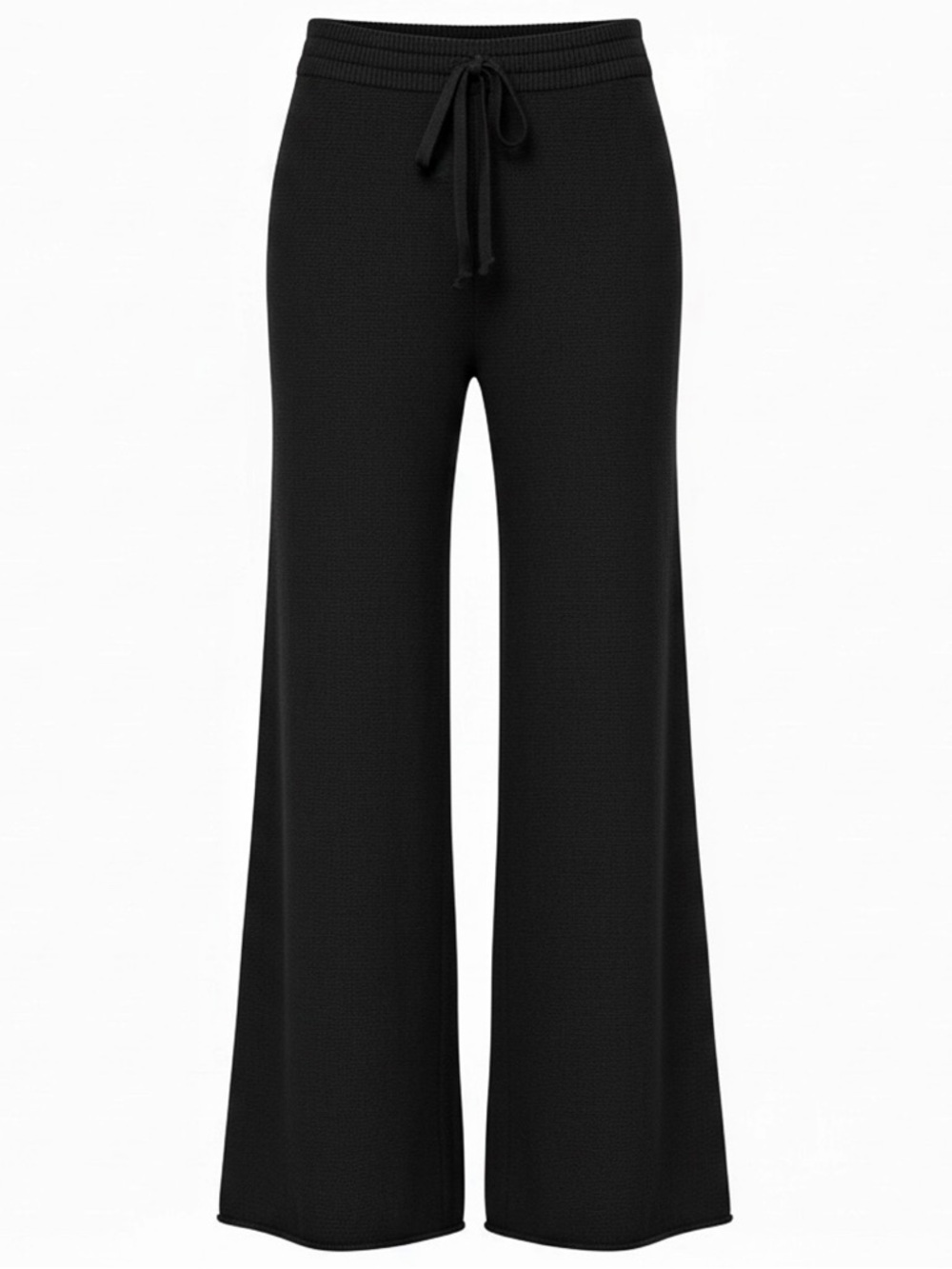 JAKI LONDON Relaxed Soft Knit Pants, Black, S/M - Picture 12 of 12